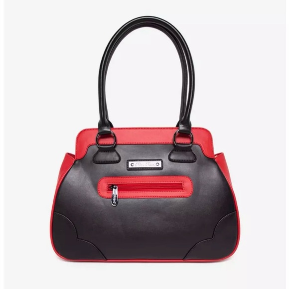 Rock Rebel Rocky Horror Picture Show Studded Satchel Bag - Picture 4 of 5